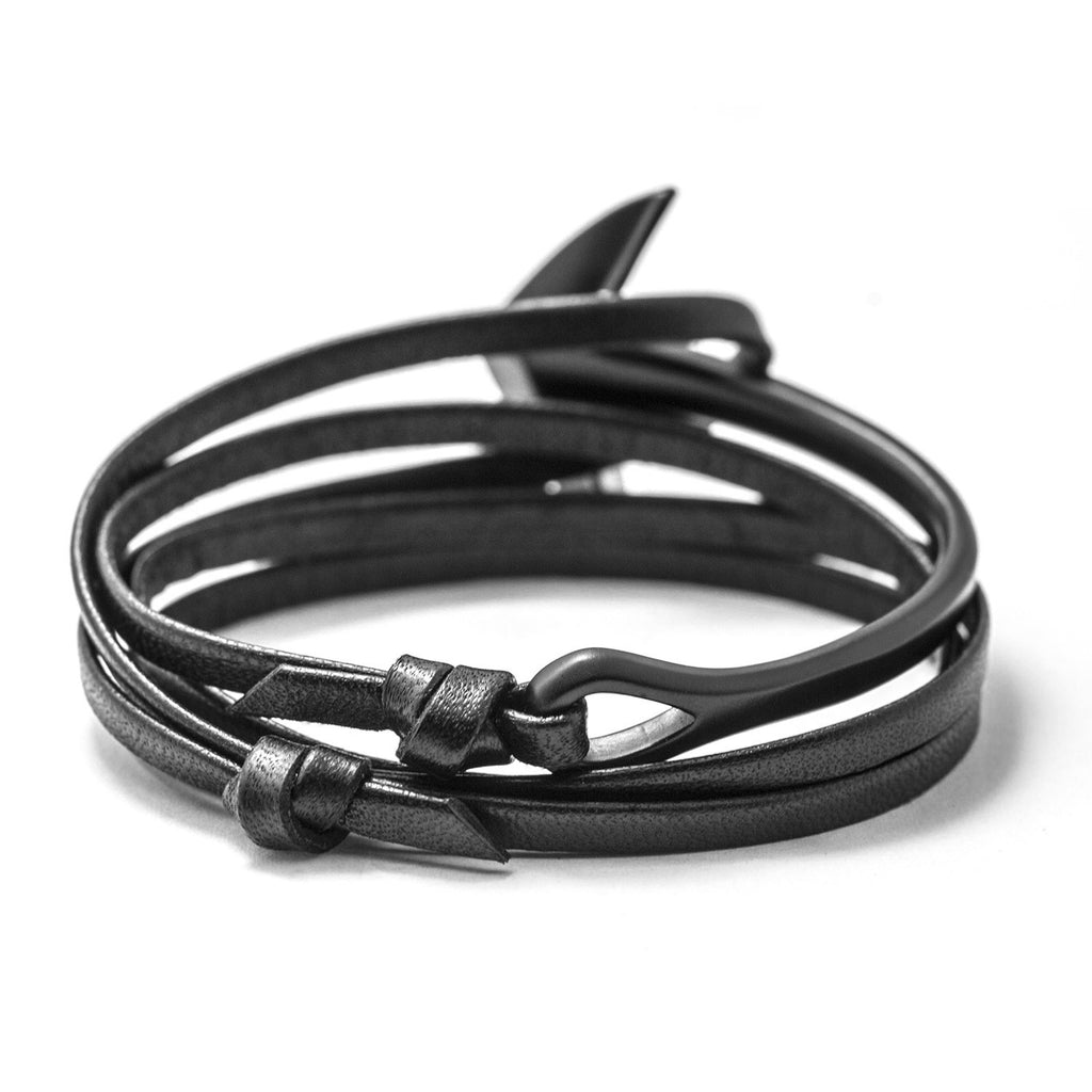 Bracelet en acier et acier noir mat : Longueur - 21 Homme - Le Manège à  Bijoux®